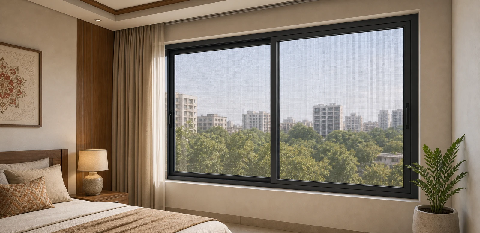 Mosquito Net & Insect Screens in Ahmedabad | Window Mesh Dealer Gujarat image